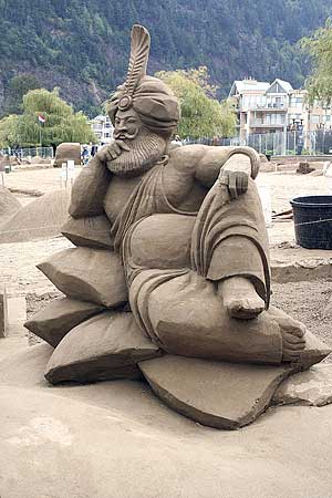 sand sculpture