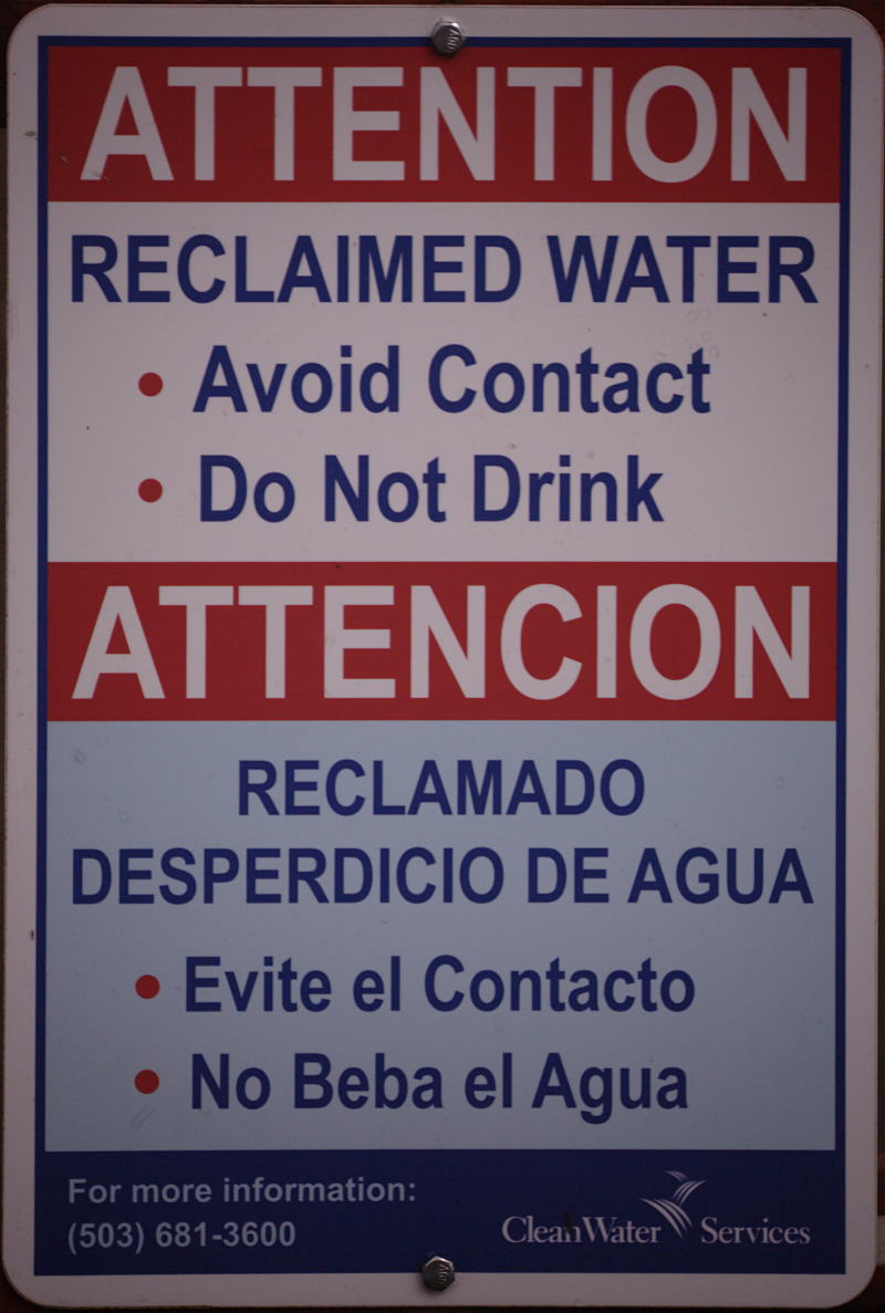 Reclaimed Water