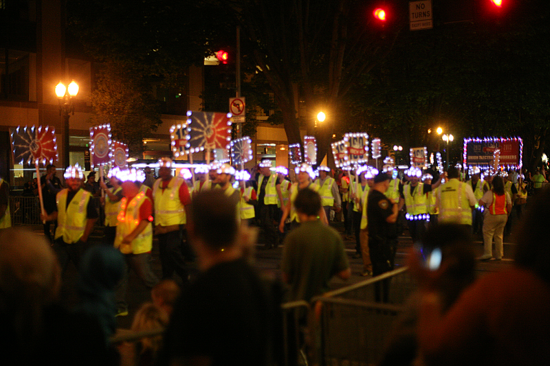 Illuminated Marchers