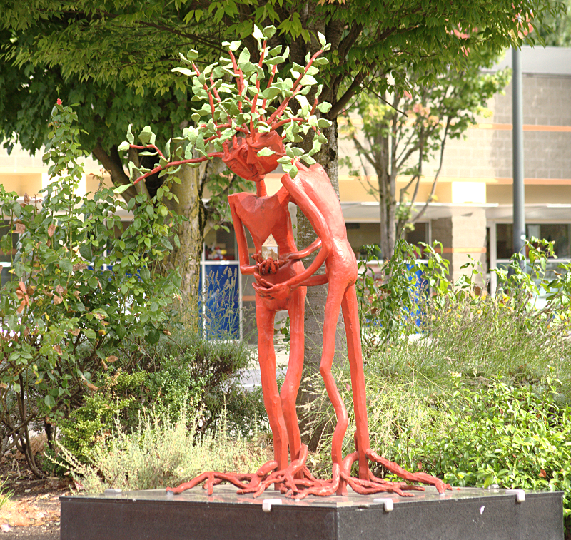 Tree People, a whimsical sculpture