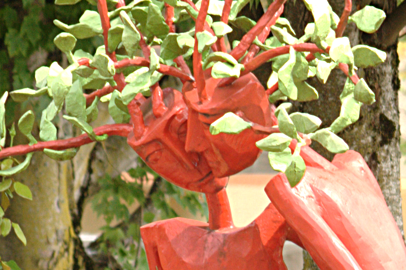 Tree People, a whimsical sculpture