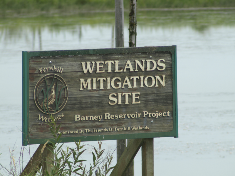 Fernhill Wetlands sign