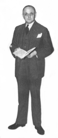 Frank Buchman standing