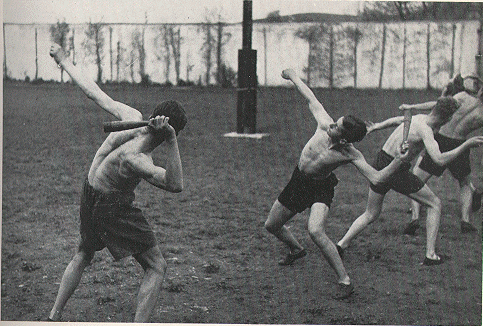 Hitlerjugend on the sports field