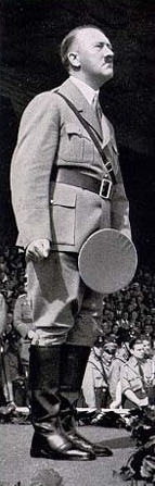 Adolf Hitler, standing